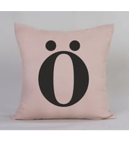 Ö Harfli Yastık (Bej)