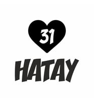 Kalpli 31 Hatay Araba Sticker siyah 20x15 CM (Siyah)