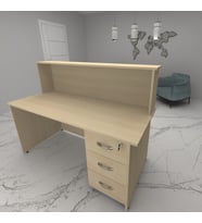 Vena Nil Banko Komodinli 160x70x120h (Akçaağaç Rengi )