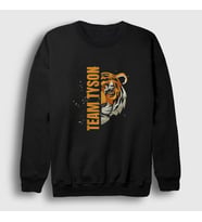 Presmono Unisex Beyaz Tiger Boks Boxing Team Mike Tyson Sweatshirt 514671tt (Siyah)