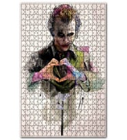 Cakapuzzle Joker Kalp Resmi Görseli Puzzle Yapboz MDF (Ahşap) (255 Parça)