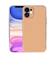 Uyumlu Model Apple iPhone 11 Kılıf A+ Goldy Tarz Kapak (Gold)
