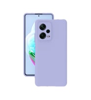 Xiaomi Redmi Note 12 Pro 5G Kılıf Kamera Korumalı Silikon Rubber Arka Kapak (Lila)