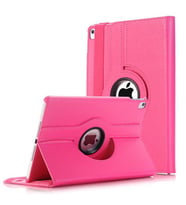 Apple iPad 9.7 2018 Zore Dönebilen Standlı Tablet Kılıfı (Pembe)
