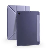 Galaxy Tab S6 Lite P610 Kılıf Kalem Bölmeli Standlı Smart Cover (Mor)
