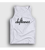 Presmono Unisex Sarı Logo Deftones Atlet 138982tt (Beyaz)