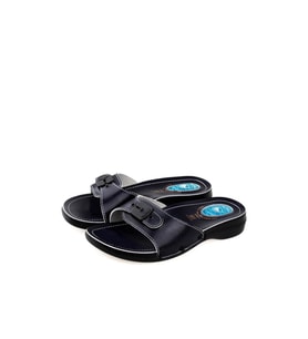 Ceyo 6500-1 Jelli Ekstra Taban Konforlu Anatomik Bayan Terlik (Lacivert)