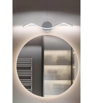 Wave Modern Tasarım Gün Işığı Ledli Banyo - Mutfak - Salon Led Duvar Aplik (Gri)