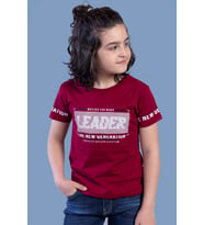 Toontoy Erkek Çocuk Baskılı Tişört (Bordo)