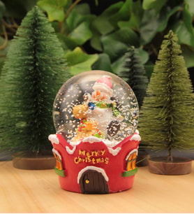 Yılbaşı Noel Kar Küresi Merry Christmas (Model 3)