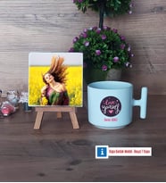 Love Yourself Fotoğraflı Dekoratif Taş, Kupa Bardak Beyaz Hediye (Model 12)