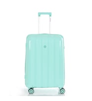 MÇS Orta Boy Kırılmaz Silikon Seyahat Valizi Bavulu V305 (Mint Yeşili)