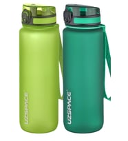 Uzspace 2'li Tritan Matara Seti 800 ml 14 Farklı Renk Seçeneği FiftyFifty (Y.Yeşil)