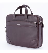 123 Model 1. Sınıf Hakiki Deri Evrak Çantası, Laptop Çantası, Tablet Çantası, El Çantası. (Kahverengi)