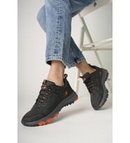 Muggo North Unisex Garantili Trekking Outdoor Sneaker Ayakkabı (Siyah)