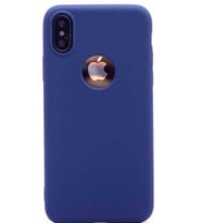 Uyumlu Model Apple iPhone XS Max 6.5 Kılıf Soft Mat Premier Case (Lacivert)