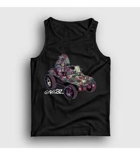 Presmono Unisex Beyaz Geep Gorillaz Atlet 402497tt (Siyah)