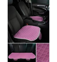 RENAULT MEGANE-3 Uyumlu Şark Serisi 3 Parça Deri Cepli Oto Minder Seti (Pembe)