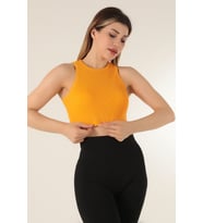 DoReMi Seamless Örme Kadın Büstiyer (Turuncu)