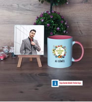 Veteriner Hekim Fotoğraflı Dekoratif Taş, Kupa Bardak Beyaz Hediye Veteriner Hekimler Günü Hediyesi (Model 6)