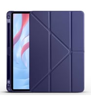 Huawei Honor Pad X9 11.5inç Kılıf Kalem Bölmeli Trifolding Case (Lacivert)