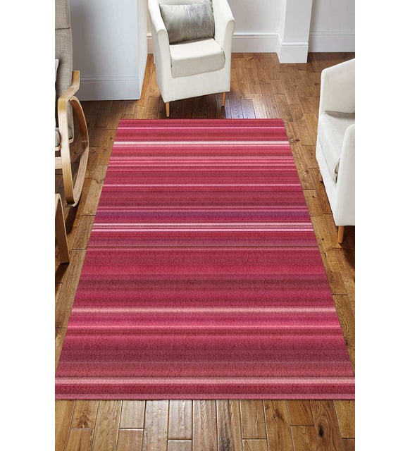 Dijital Kaymaz Taban Yıkanabilir Salon Halısı Mutfak Halısı Koridor Halısı Yolluk ND-HS-389 (Kırmızı)