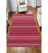 Dijital Kaymaz Taban Yıkanabilir Salon Halısı Mutfak Halısı Koridor Halısı Yolluk ND-HS-389 (Kırmızı)