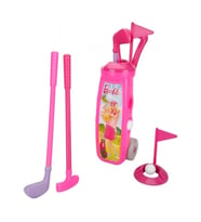 Barbie Golf Arabası - Golf Seti - Bahçe Oyuncakları - Golf Oyuncakları (Pembe)