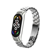 Xiaomi Mi Band 7 KRD-04 Metal Kordon (Gümüş)