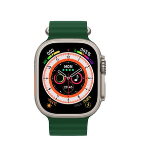 Pazariz Watch 8 Ultra 49mm  Amax Ultra Akıllı Saat NFC - GPS - Kablosuz Şarj  (Yeşil)