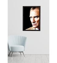 Tasarım Atatürk Posteri (Ceviz Ağacı)