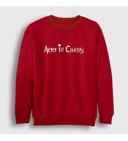 Presmono Unisex Beyaz Alice In Chains Sweatshirt 8226tt (Kırmızı)