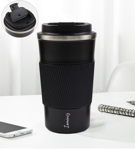 Kişiye Özel 500 Ml Çelik Termos (Siyah)