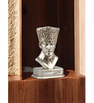 Mustafa Kemal Atatürk Büst Biblo Siyah (Gümüş)
