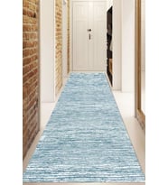 Dijital Baskılı Kaymaz Taban Yıkanabilir Modern Yolluk Ve Koridor Halısı NDU-SD-378 (Mavi)