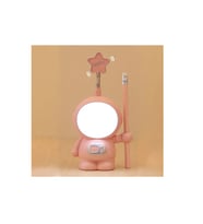 Livava Astronot Masa Lambası Beyaz, 19x9 (Pembe)