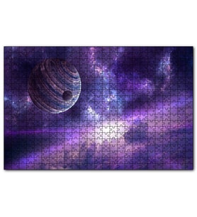 Cakapuzzle Nebulalar Gezegenler ve Galaksiler  Puzzle Yapboz MDF (Ahşap) (500 Parça)
