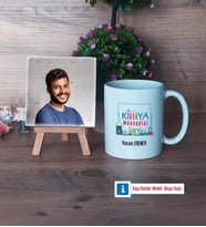 Kimya Mühendisi Fotoğraflı Dekoratif Taş, Kupa Bardak Beyaz Hediye (Model 1)