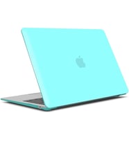 Apple MacBook Pro 13.3" M2 2022 2020 A2251 A2289 A2338 Kılıf Mat Ön Arka Kapak (Turkuaz)