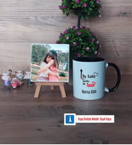 Harika Anne Fotoğraflı Dekoratif Taş, Kupa Bardak Beyaz Hediye (Model 11)