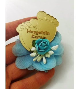 Kişiye Özel Pleksi Magnet Hatıra (Gümüş)