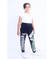 Toontoy Erkek Çocuk Stronger Tnty Baskılı Eşofman Alt (Lacivert)