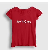 Presmono Kadın Beyaz Alice In Chains T-Shirt 8190tt (Kırmızı)