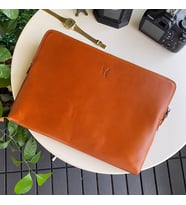 Modica Renton - Hakiki Deri MacBook Çantası (Taba)