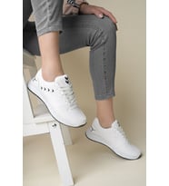 Kadın Sneaker Günlük Ayakkabı LEO01 (Beyaz)
