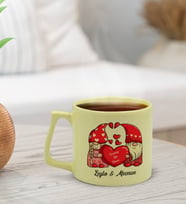 BK Gift Kişiye Özel Sevgili İsimli Pastel Sarı Middle Kupa Bardak, Arkadaşa Hediye, Ev Hediyesi, Doğum Günü Hediyesi, Ofis Hediyesi (Model 2)