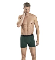 Jiber Erkek Modal Renkli Boxer 321 - 3 Adet  (Yeşil)