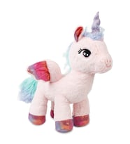 Oyuncak Peluş Kanatlı Unicorn 30 Cm  - Uyku Ve Oyun Arkadaşı Peluş Oyuncak (Pudra)