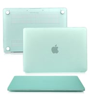 MacBook Air Kılıf M1 HardCase Touch ID A1932 A2179 A2337 ile Uyumlu Kılıf Mat (Açık Yeşil)