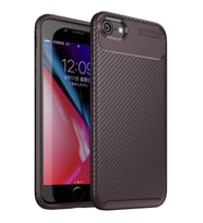 Vendas Apple iPhone 8 Kılıf Zore Negro Silikon Kapak (KAHVE)